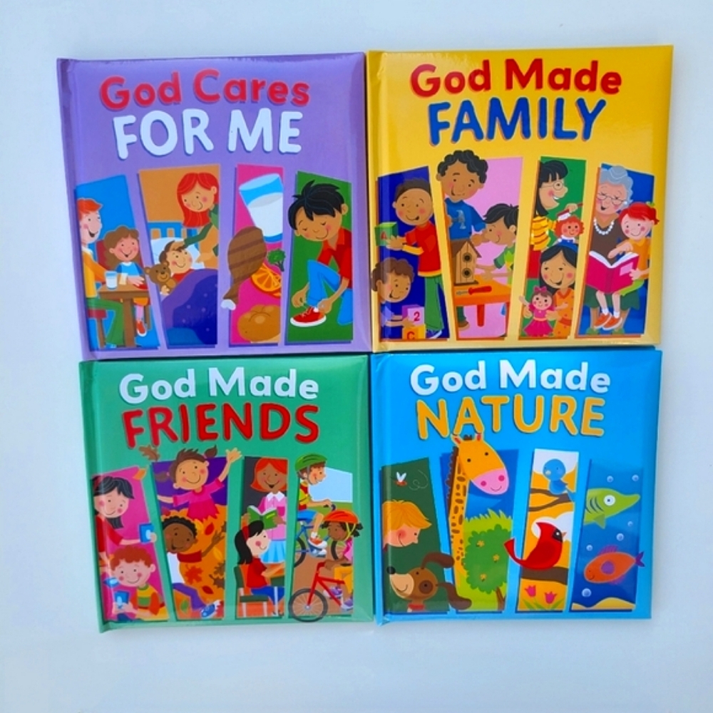 Brand NEW 4 God Made Padded Board Easy Early Reader, Toddler Books Christian